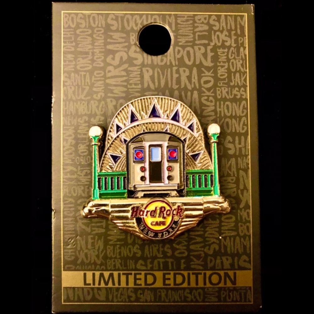 Hard Rock Cafe New York City Pin Core Subway NYC Chrysler Building 2017 New